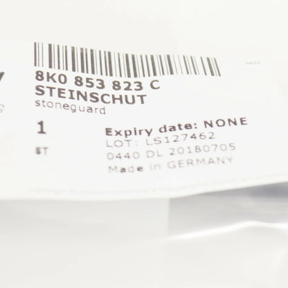 NEW AUDI A4 B8 FRONT SIDE MEMBER LEFT STONE CHIP GUARD 8K0853823C ORIGINAL