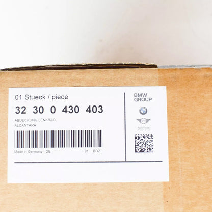 NEW BMW 1 E87 PERFORMANCE ALCANTARA STEERING WHEEL COVER 32300430403 ORIGINAL