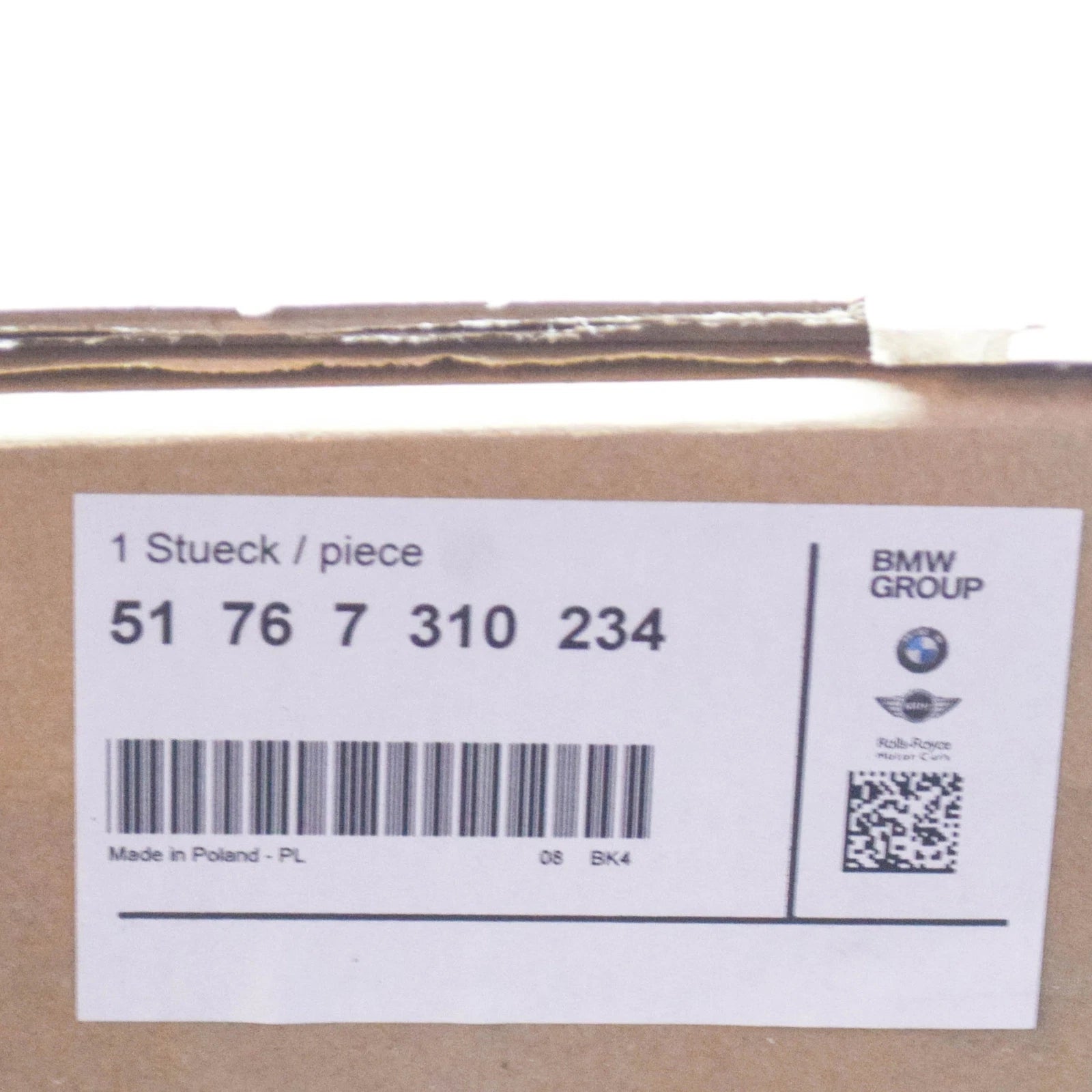 NEW BMW 4 GRAN COUPE F36 FRONT DOOR JOINT SEAL 51767310234 7310234 ORIGINAL