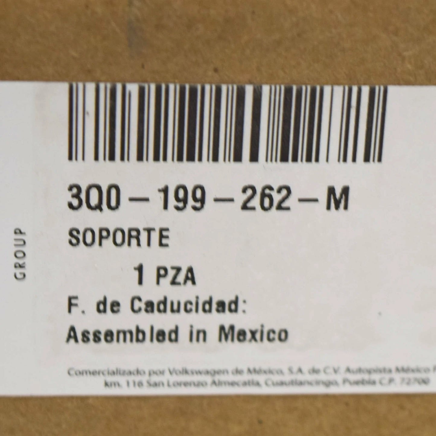 NEW VOLKSWAGEN TIGUAN MK2 5N RIGHT SIDE ENGINE MOUNT 3Q0199262M ORIGINAL