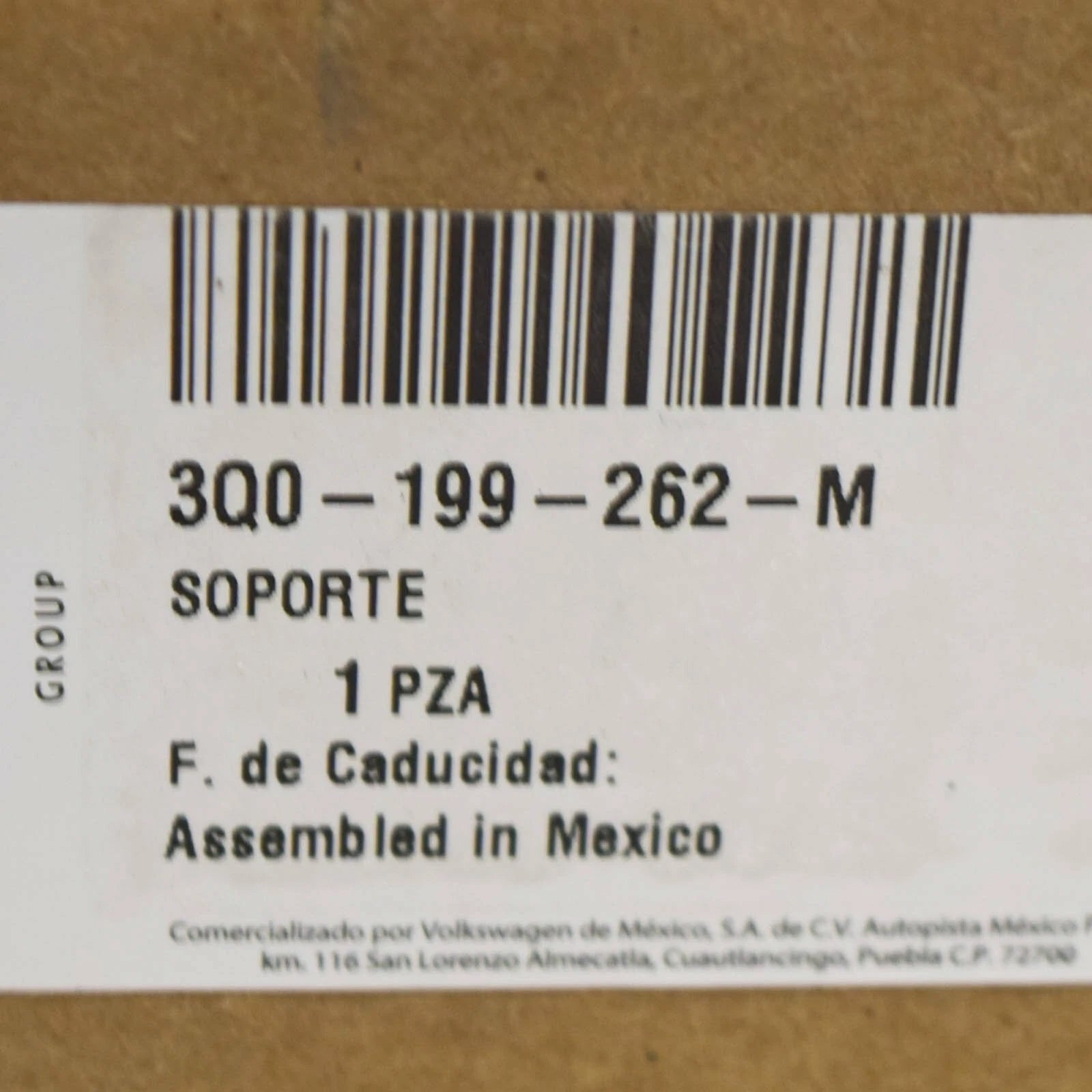 NEW VOLKSWAGEN TIGUAN MK2 5N RIGHT SIDE ENGINE MOUNT 3Q0199262M ORIGINAL