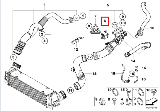 NEW BMW 1 CABRIO E88 MAP PRESURE SENSOR 9797773 13629797773 ORIGINAL