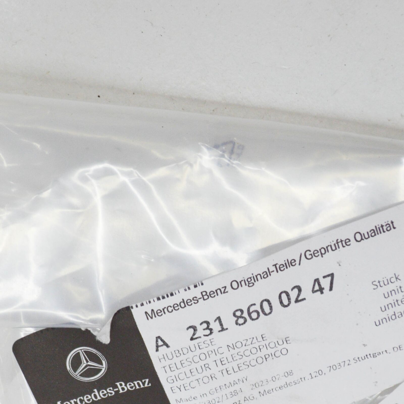 NEW MERCEDES-BENZ SL R231 FRONT RIGHT HEADLAMP WASHER NOZZLE A2318600247