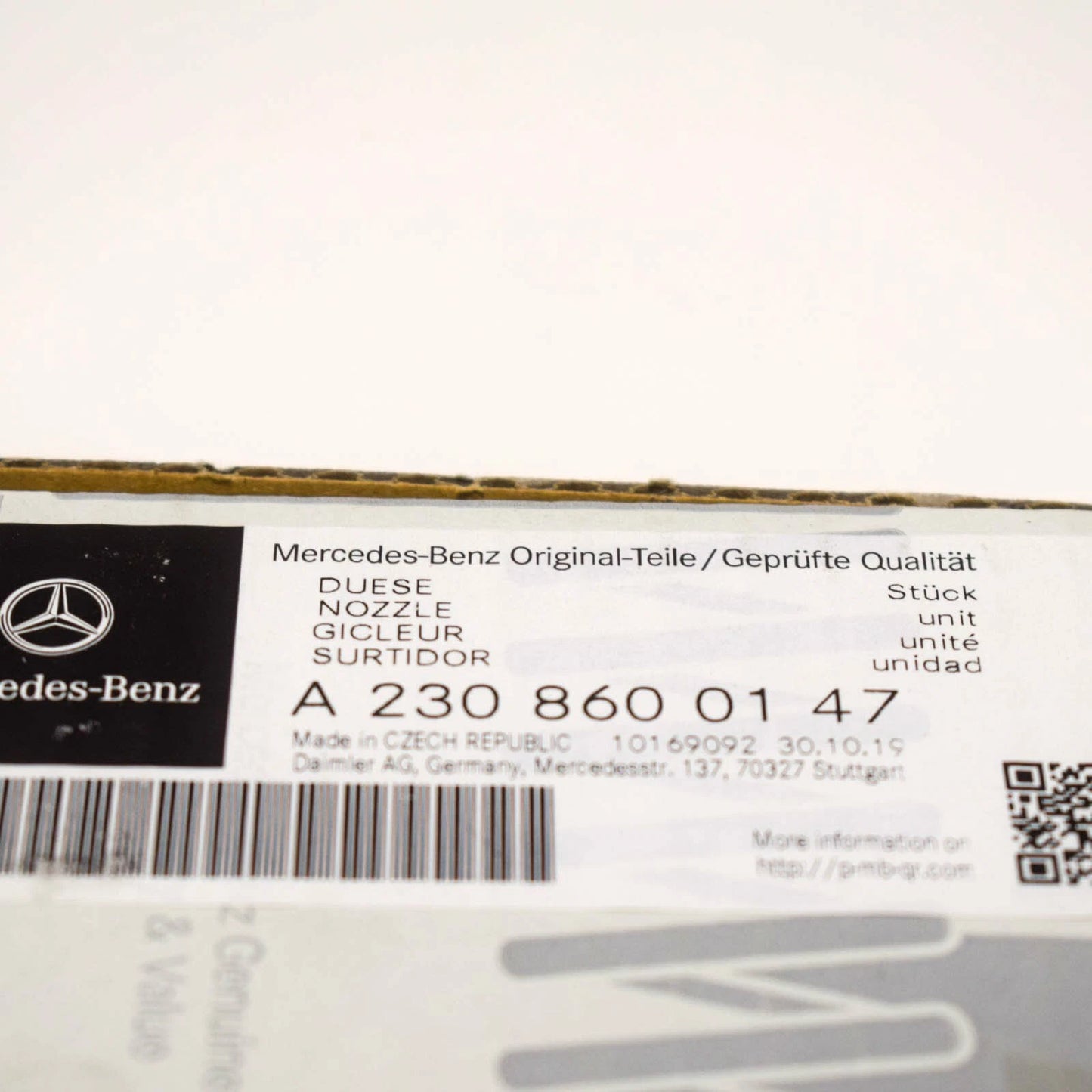 NEW MERCEDES-BENZ SL R230 LEFT HEADLIGHT WASHER NOZZLE A2308600147