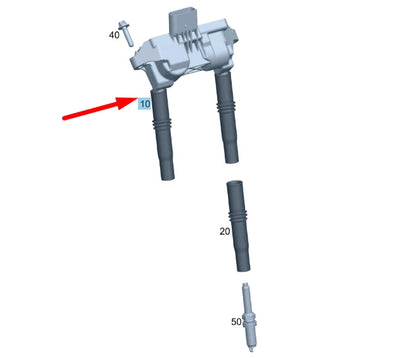 NEW MERCEDES-BENZ GLC X253 HIGH VOLTAGE IGNITION COIL A1779069500 ORIGINAL