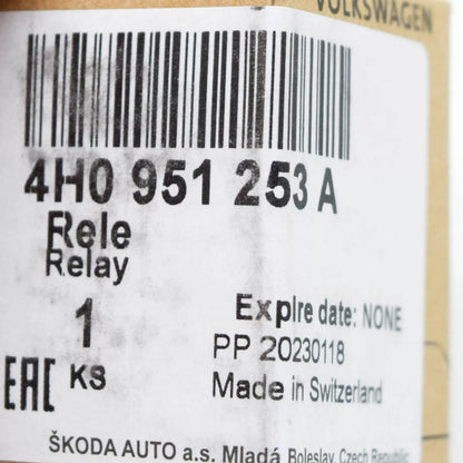 NEW VOLKSWAGEN TOUAREG 7L FUEL PUMP RELAY 4H0951253A 5.0 DIESEL ORIGINAL