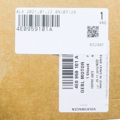 NEW AUDI A8 D3 FAN MOTOR WITH WHEEL 4E0959101A ORIGINAL