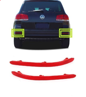 NEW VW TOUAREG 7L REAR BUMPER L AND R REFLECTOR KIT 7L6945106A 7L6945105A