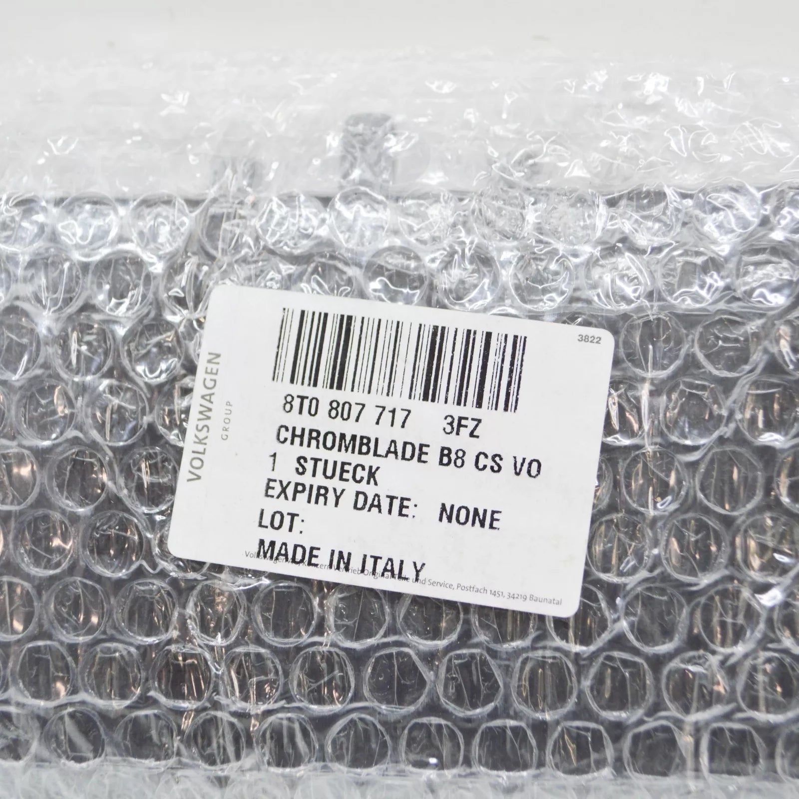 NEW AUDI A5 8T S-LINE FRONT BUMPER DIFFUSER TRIM 8T08077173FZ ORIGINAL