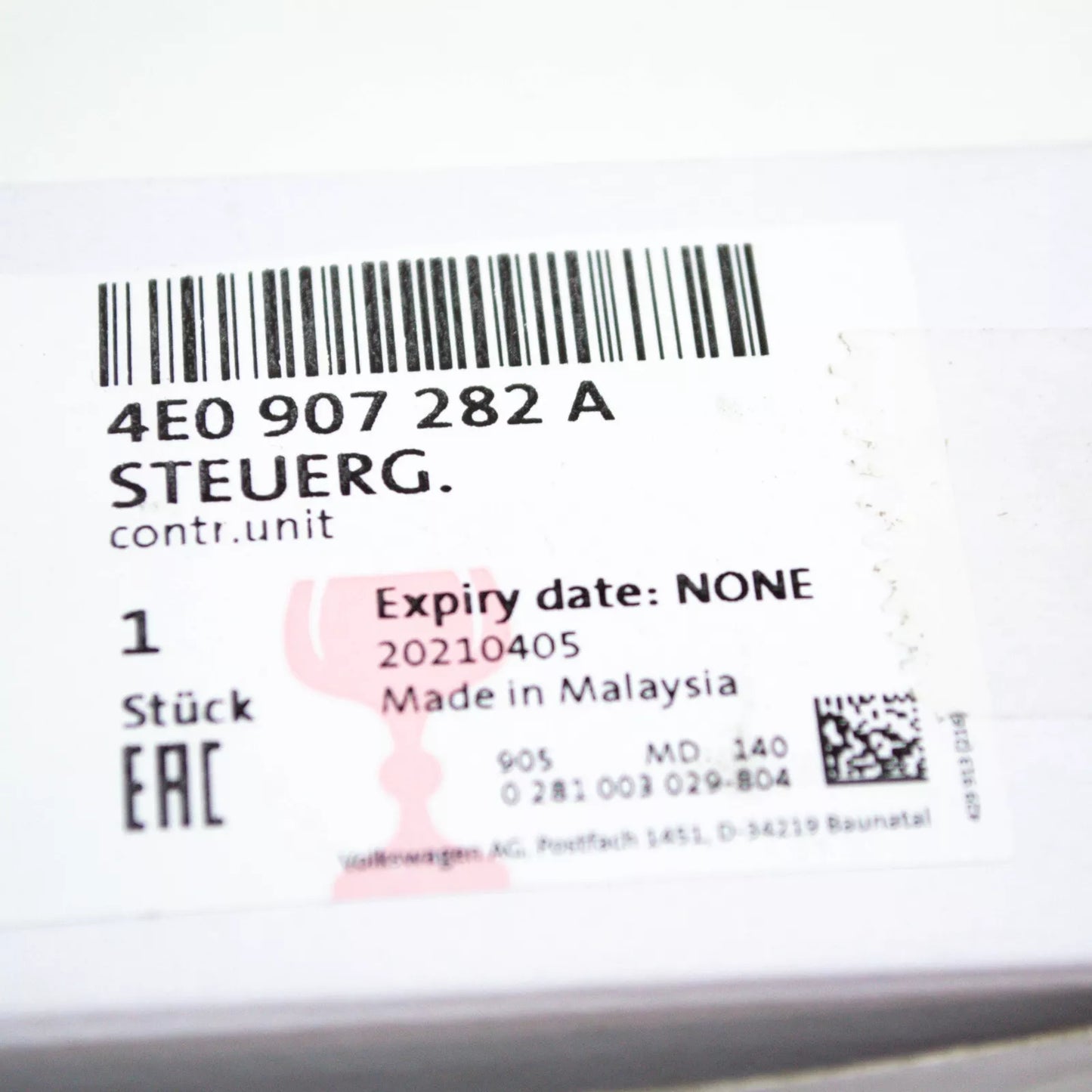 NEW AUDI A4 B7 GLOW PLUG CONTROL UNIT 4E0907282A