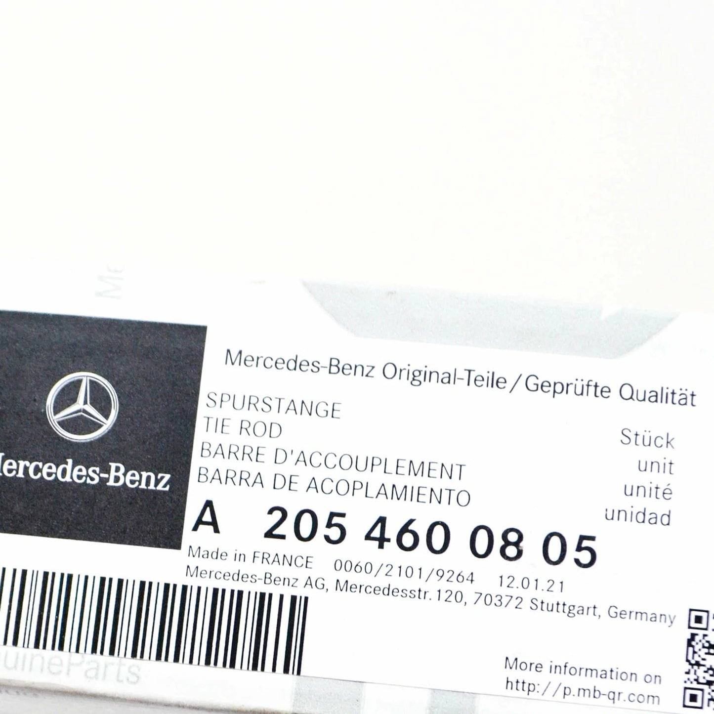 NEW MERCEDES-BENZ C-CLASS W205 STEERING RACK INNER TIE ROD A2054600805 ORIGINAL