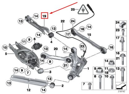 NEW BMW X1 E84 REAR WISHBONE ARM KIT 33322409891 2409891 ORIGINAL