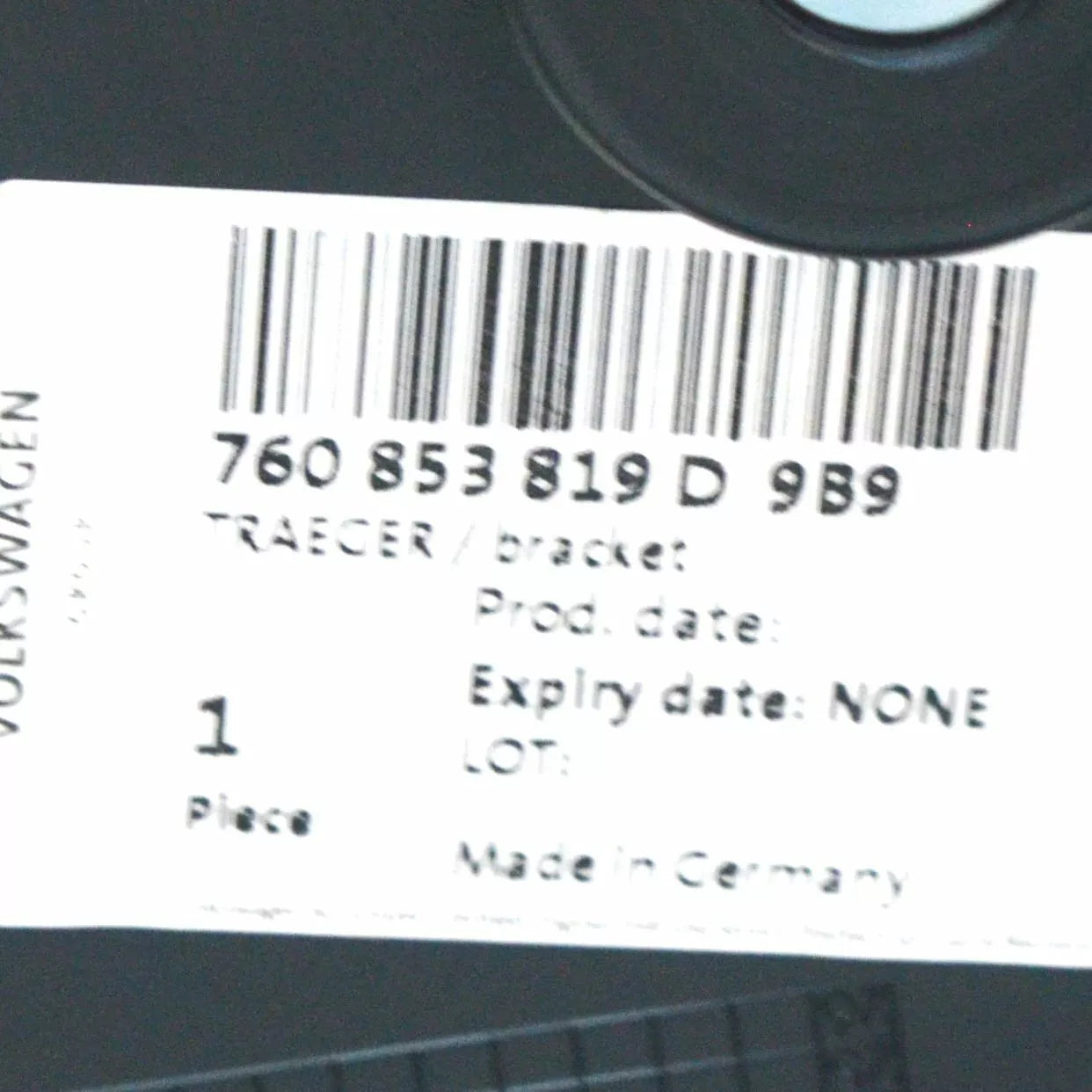 NEW VOLKSWAGEN TOUAREG MK3 CR FRONT BONNET HOOD LOCK COVER 760853819D9B9