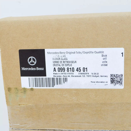 NEW MERCEDES-BENZ GLB X247 FRONT LEFT DOOR MIRROR GLASS LHD A0998104501 ORIGINAL