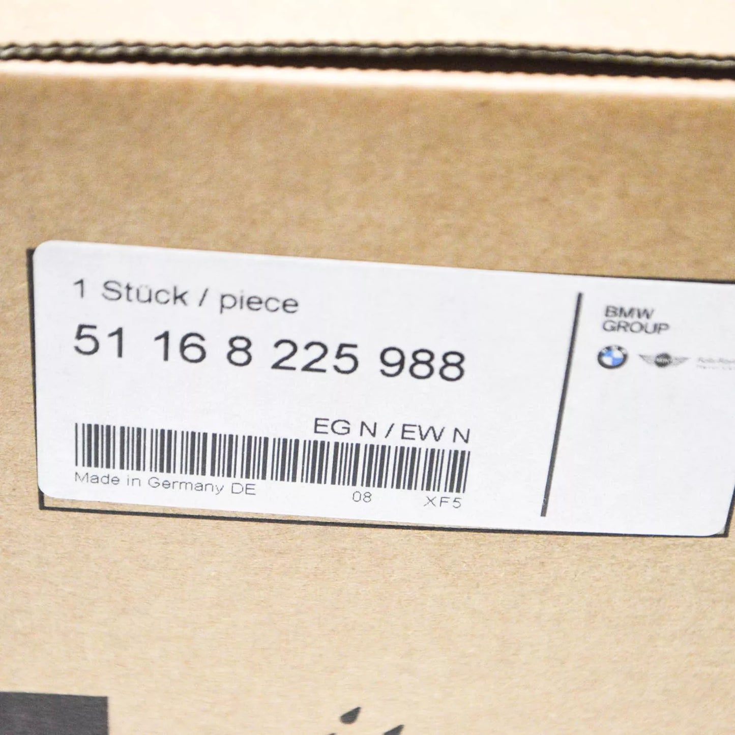 NEW BMW 3 E46 REAR ASHTRAY WITH COVER BLACK 51168225988 ORIGINAL