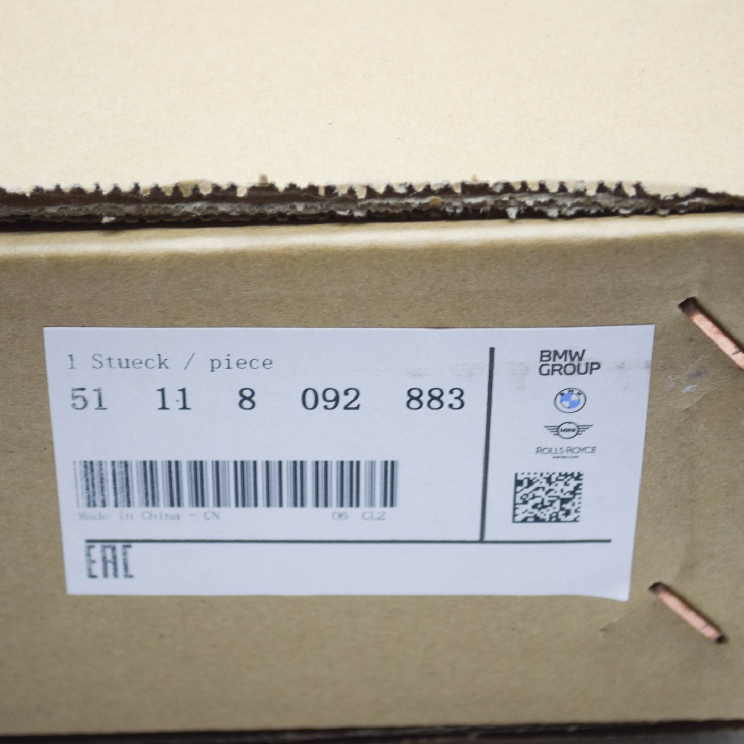 new bmw x7 g07 front bumper grille left finisher 51118092883 8092883 original