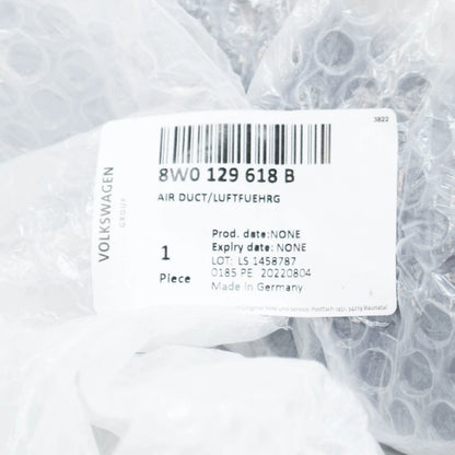 NEW AUDI A4 AVANT B9 ENGINE AIR INTAKE GUIDE 8W0129618B ORIGINAL