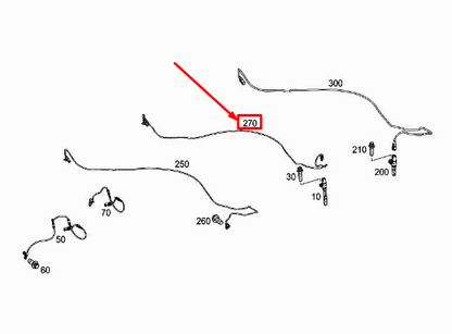 NEW MERCEDES-BENZ SPRINTER 3-T VAN 910 REAR LEFT ABS SENSOR A9105404505 ORIGINAL