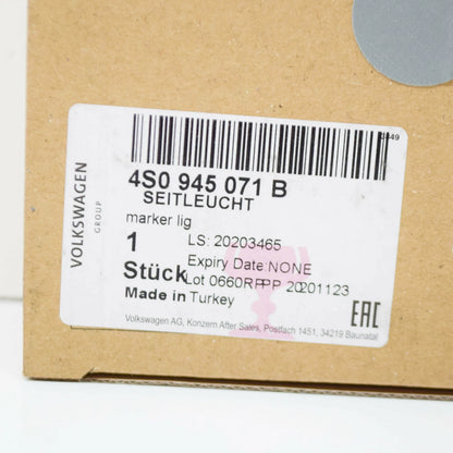 NEW AUDI R8 4S FRONT LEFT REFLECTOR 4S0945071B 2018 ORIGINAL