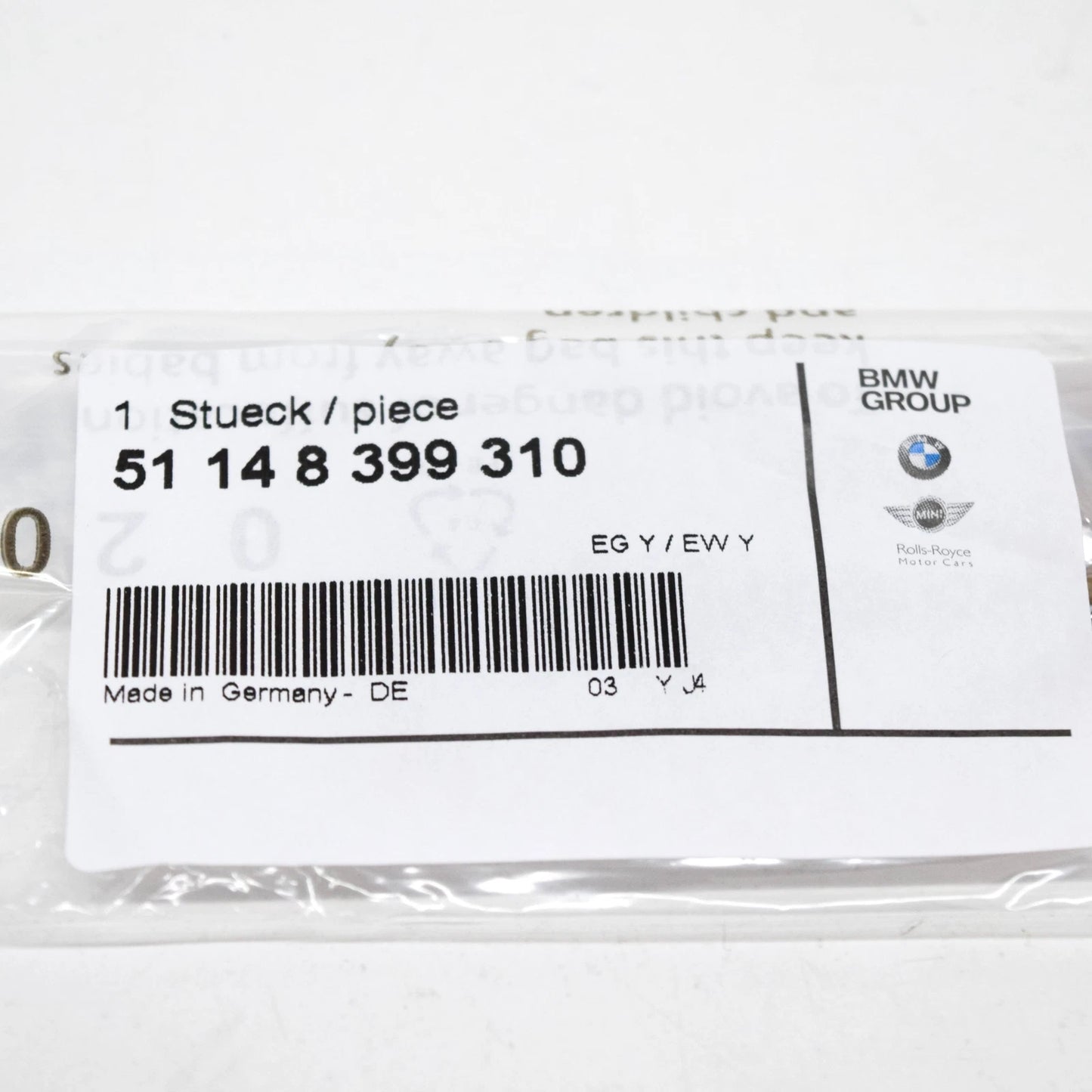 NEW BMW Z3 E36 ROADSTER TRUNK LID 3 EMBLEM BADGE LOGO SIGN 51148399310 ORIGINAL