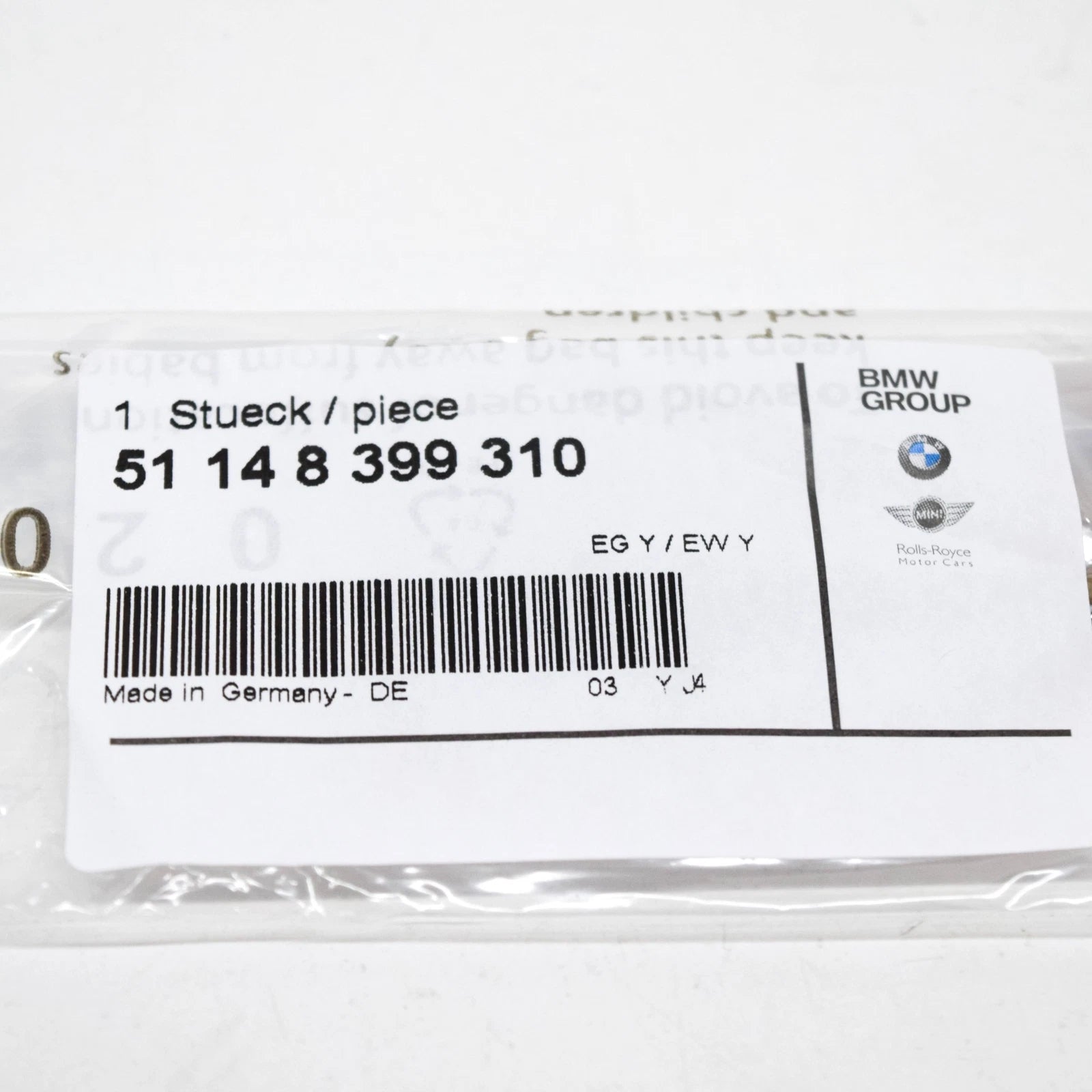 NEW BMW Z3 E36 ROADSTER TRUNK LID 3 EMBLEM BADGE LOGO SIGN 51148399310 ORIGINAL