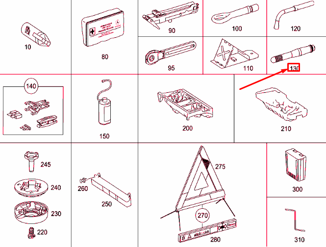 new mercedes-benz ml w164 wheel change locating dowel pin a2045810074 original