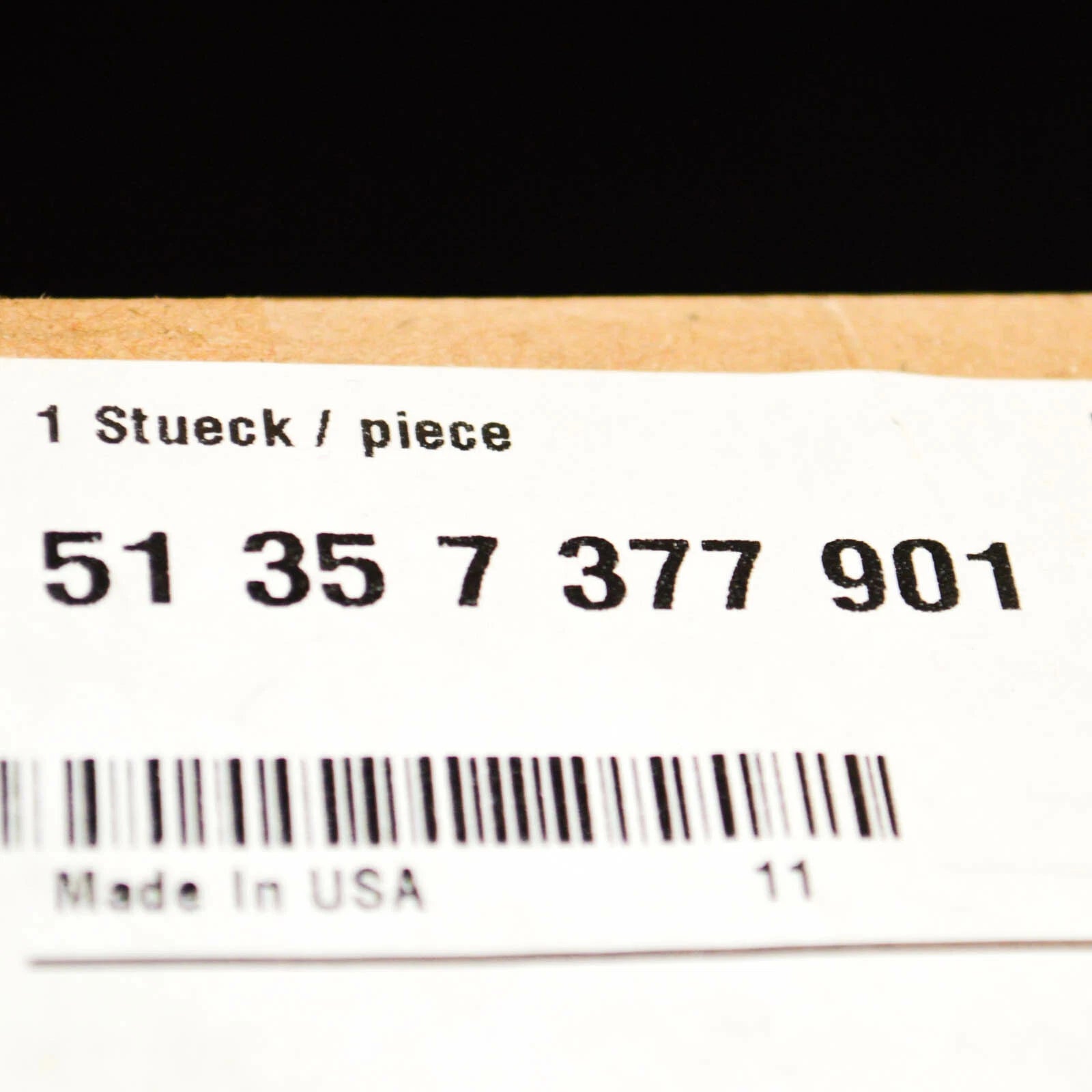 NEW BMW X6 F16 REAR LEFT DOOR EXTERIOR WEATHERSTRIP TRIM 51357377901 ORIGINAL