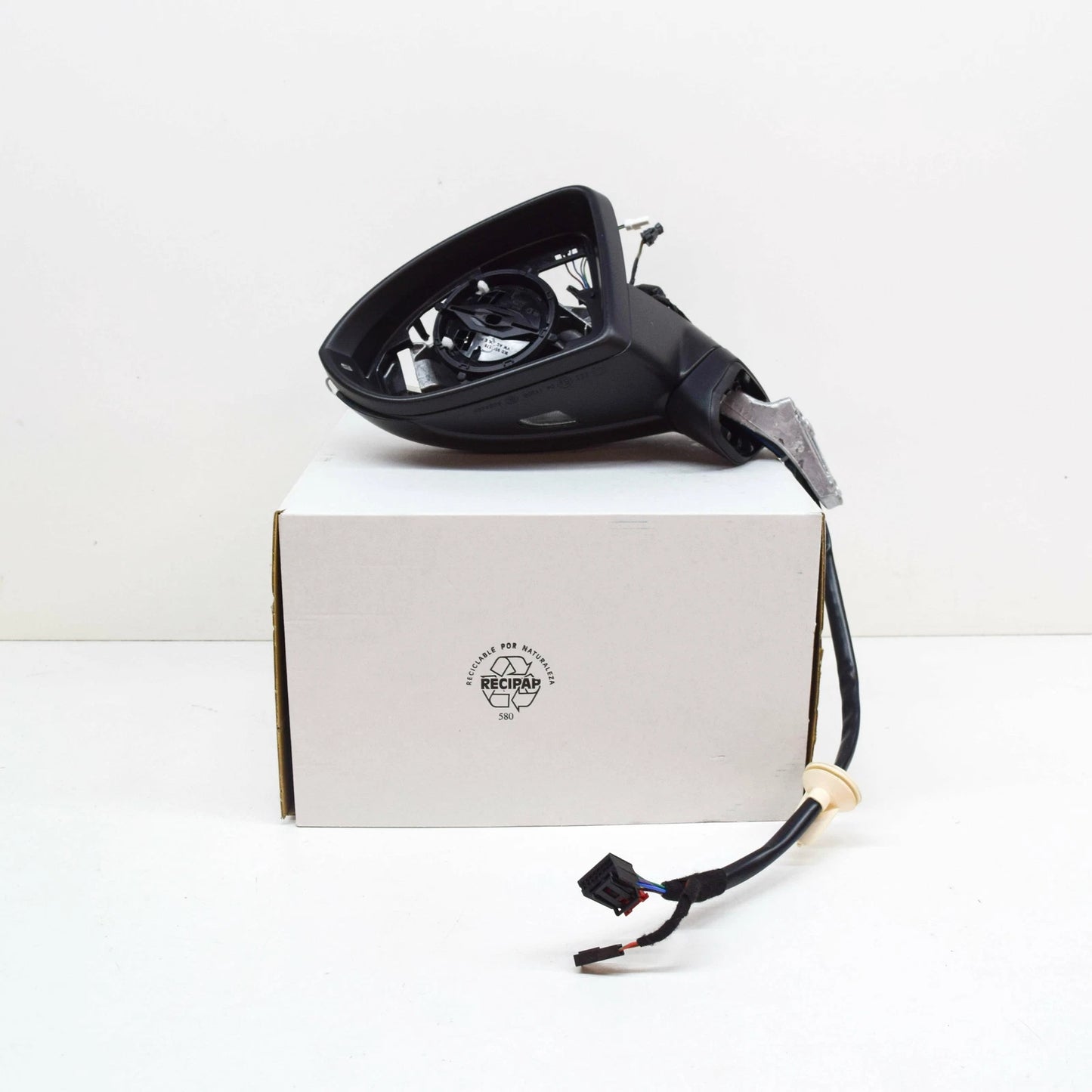 NEW VOLKSWAGEN TOURAN 5T FRONT LEFT MIRROR HOUSING LHD 5TB857507D9B9 ORIGINAL