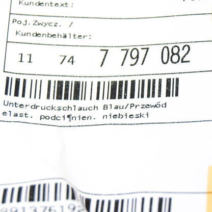 new bmw 1 series e81 vacuum hose 11747797082 7797082 original