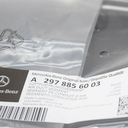 NEW MERCEDES-BENZ EQS FRONT RIGHT AIR DUCT SEGMENT A297A2978856003 ORIGINAL
