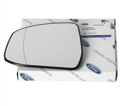 new ford focus c346 mk3 front left door mirror glass lhd 1711137 original