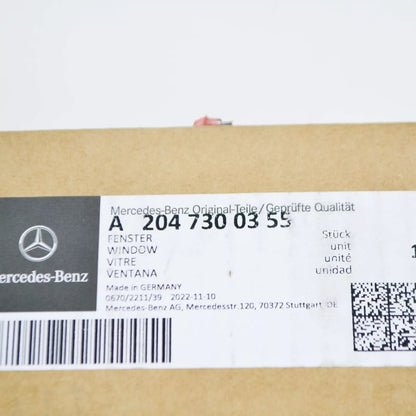 NEW MERCEDES-BENZ C-CLASS S204 REAR LEFT DOOR WINDOW A2047300355