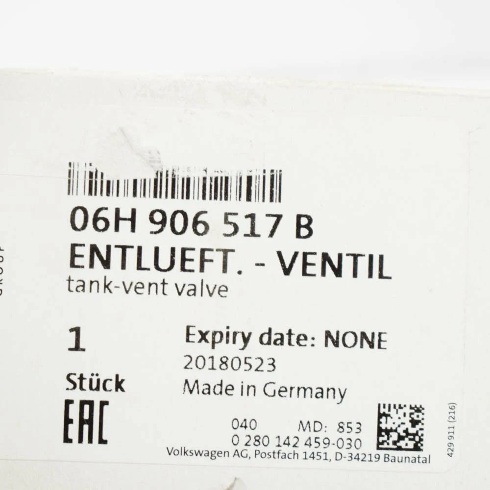 NEW AUDI TT R8 VW JETTA SOLENOID VALVE 06H906517B ORIGINAL