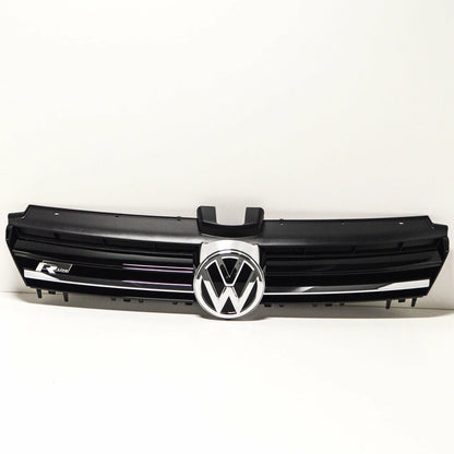 NEW VW GOLF MK7 R-LINE FRONT UPPER CENTER GRILL BLACK 5G0853651TZLL ORIGINAL