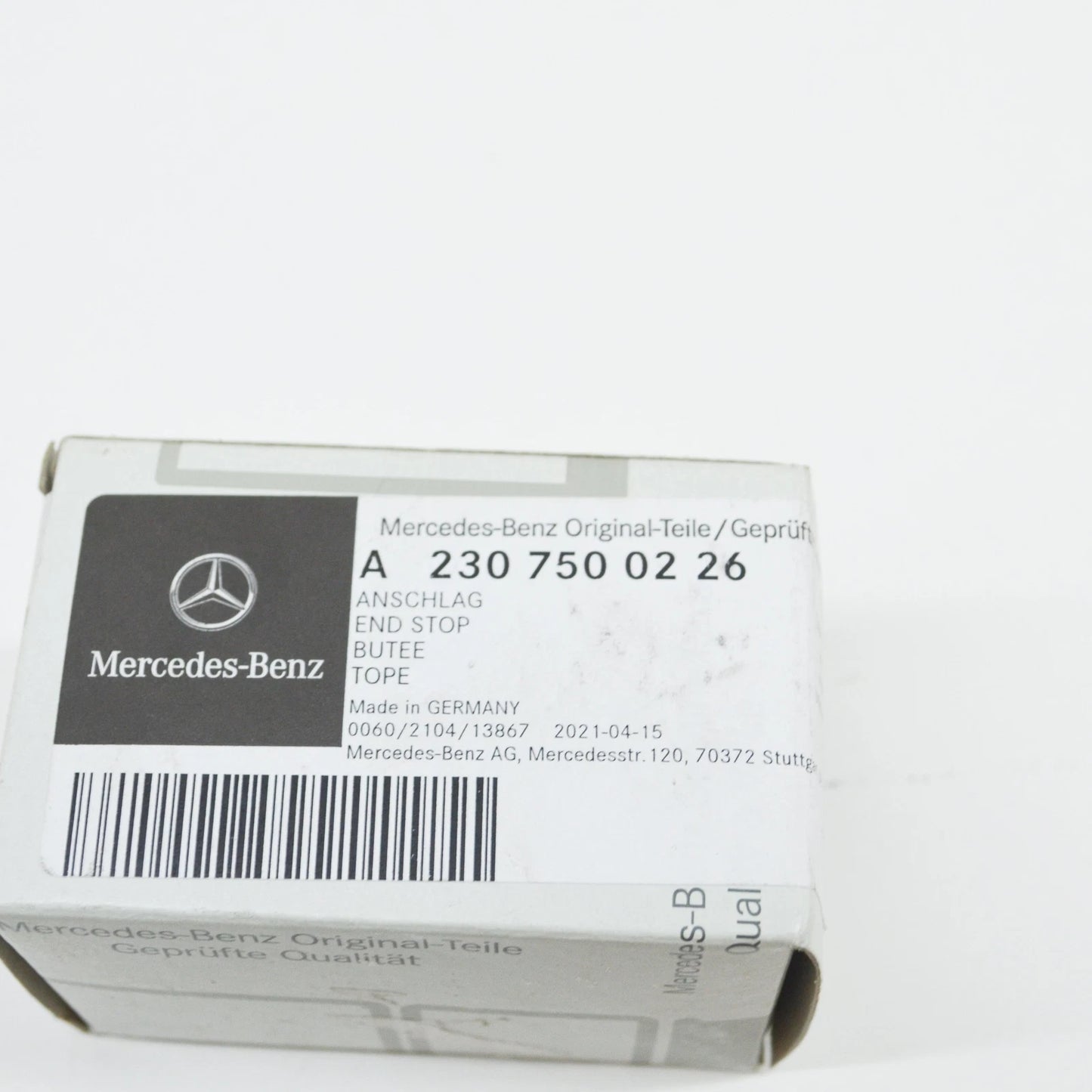 NEW MERCEDES-BENZ SL R230 REAR LID RIGHT END STOP A2307500226 ORIGINAL