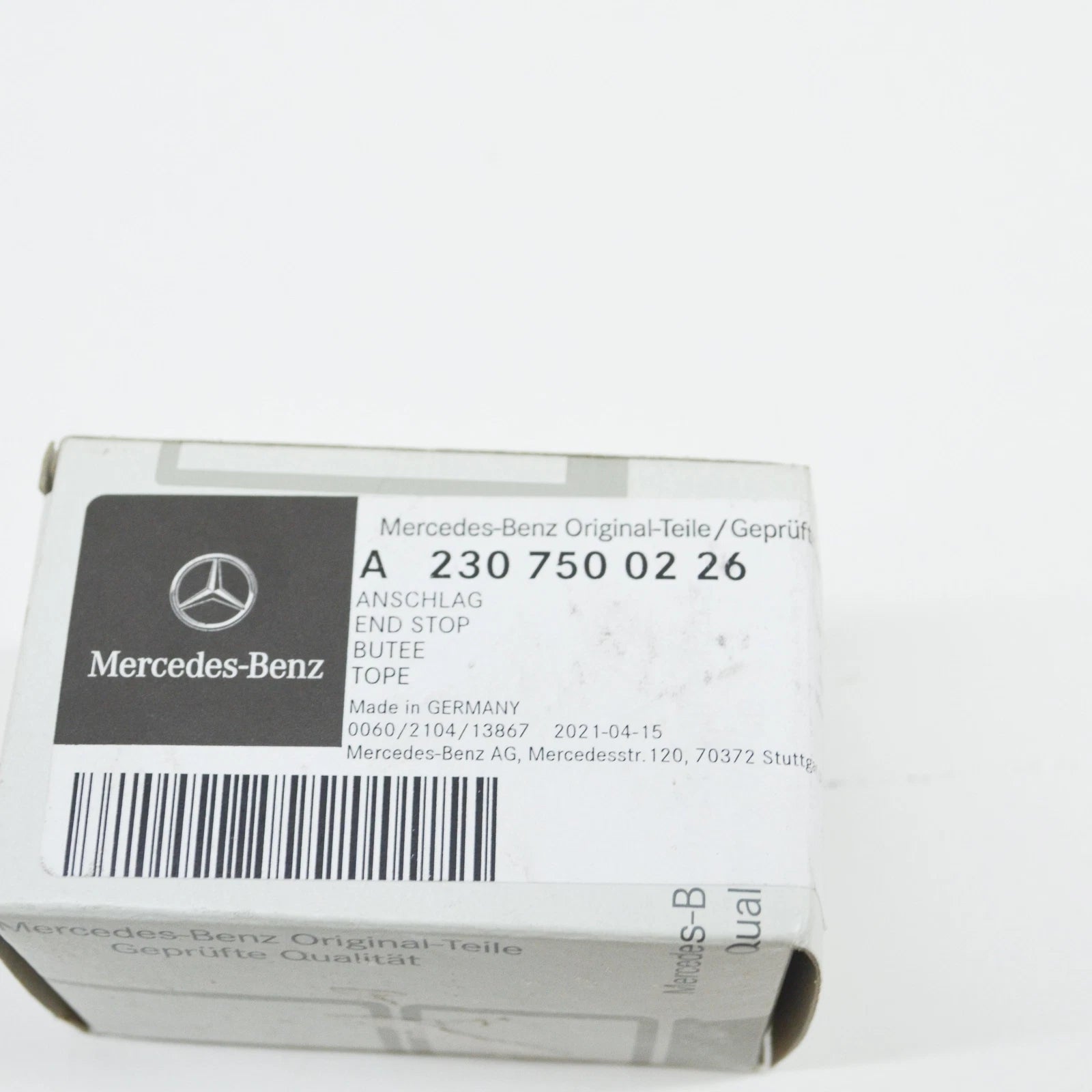 NEW MERCEDES-BENZ SL R230 REAR LID RIGHT END STOP A2307500226 ORIGINAL