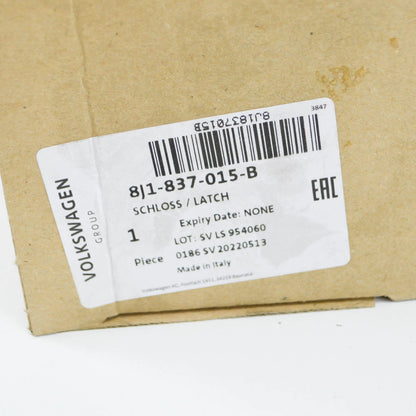 NEW AUDI A4 B8 FRONT LEFT DOOR LOCK LHD 8J1837015B ORIGINAL
