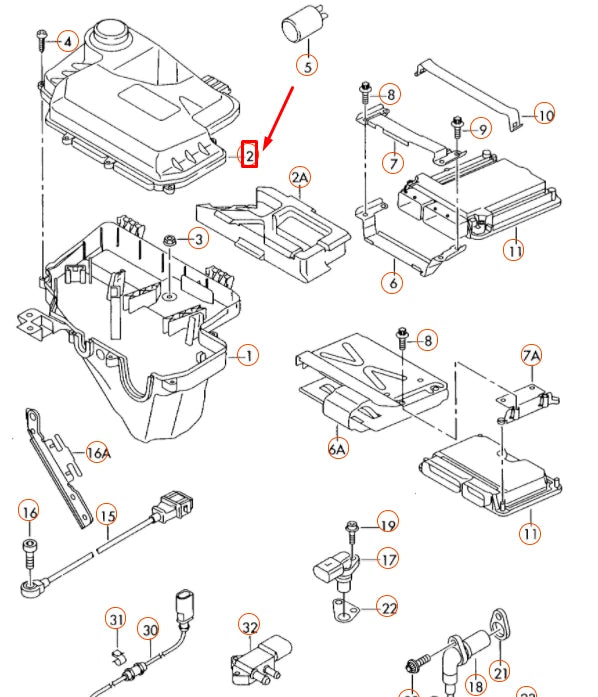 NEW AUDI A6 C6 FRONT RIGHT FUSE BOX COVER LHD 4F1907613 ORIGINAL
