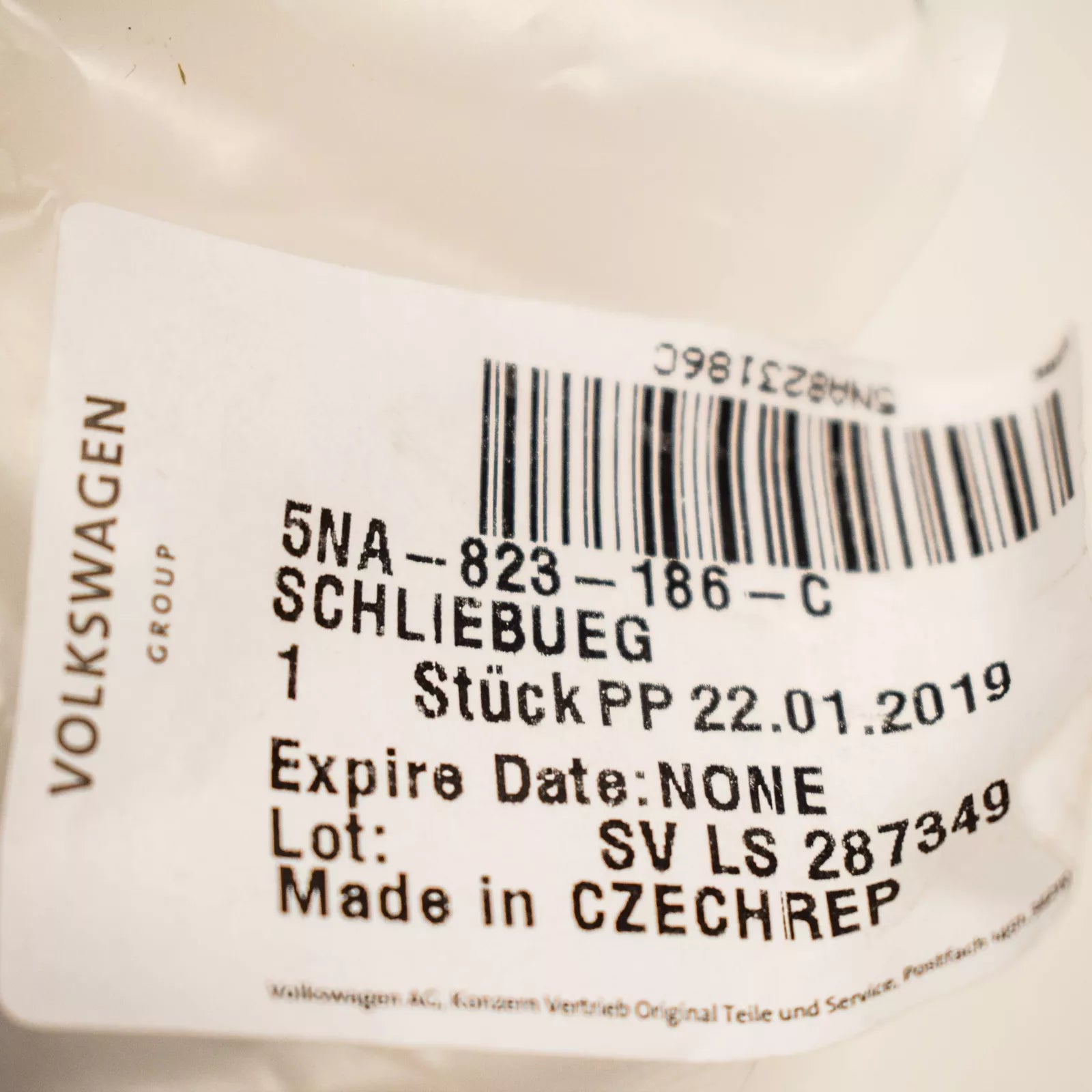 NEW VOLKSWAGEN TIGUAN MK1 FRONT BONNET HOOD SAFETY CATCH 5NA823186C