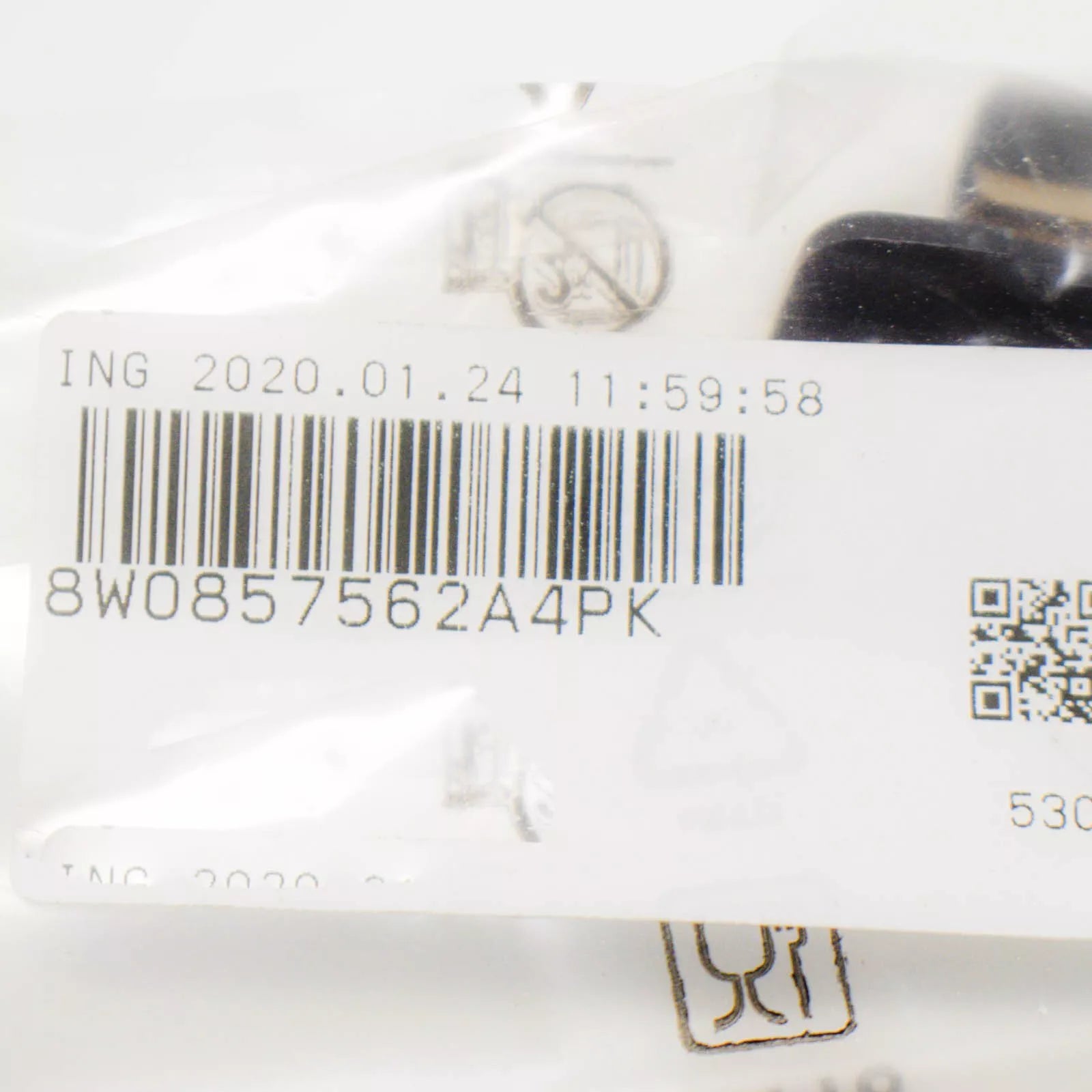 NEW AUDI A1 8X1, 8XK INTERIOR SUN VISOR CLIP 8W0857562A4PK GENIUNE ORIGINAL