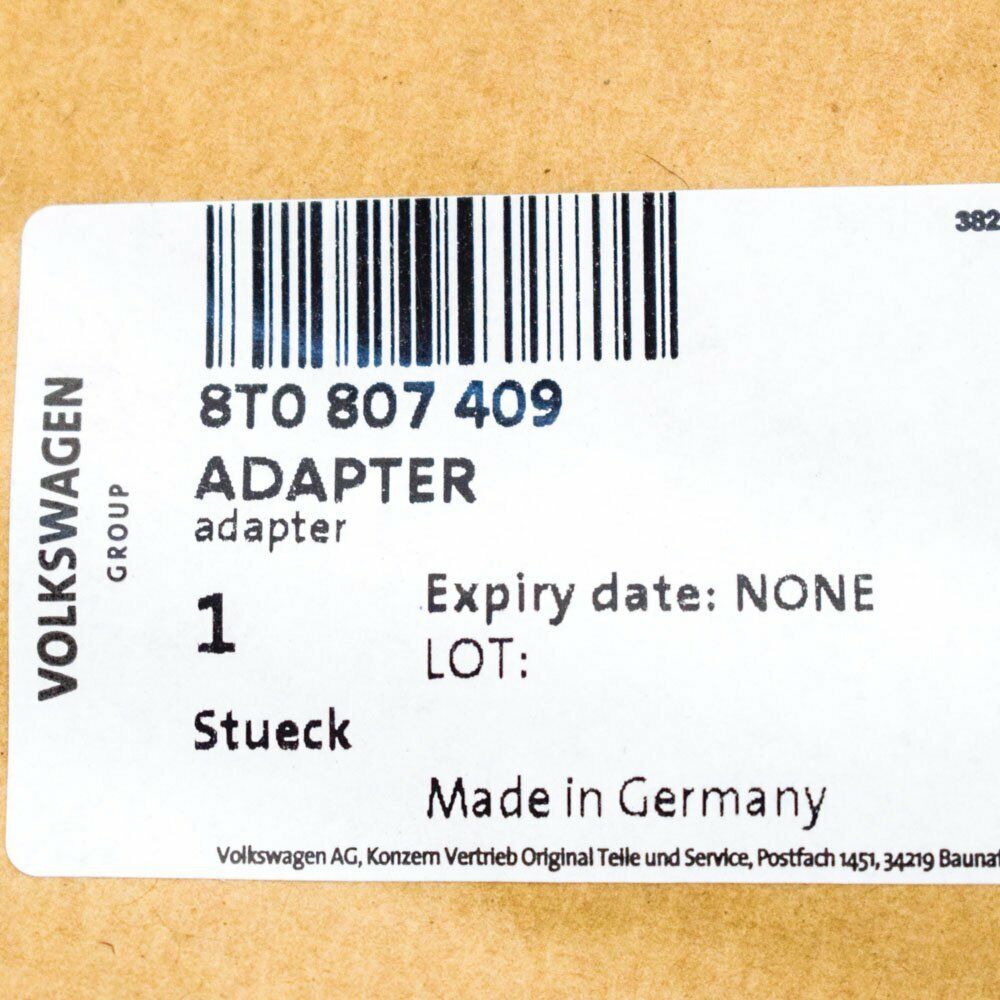 NEW AUDI A5 ENGINE UNDERSHIELD LEFT SIDE ADAPTER 8F7 8T0807409 2014 ORIGINAL