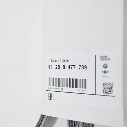 NEW BMW 5 F10 RIBBED V-BELT 8477789 11288477789 ORIGINAL