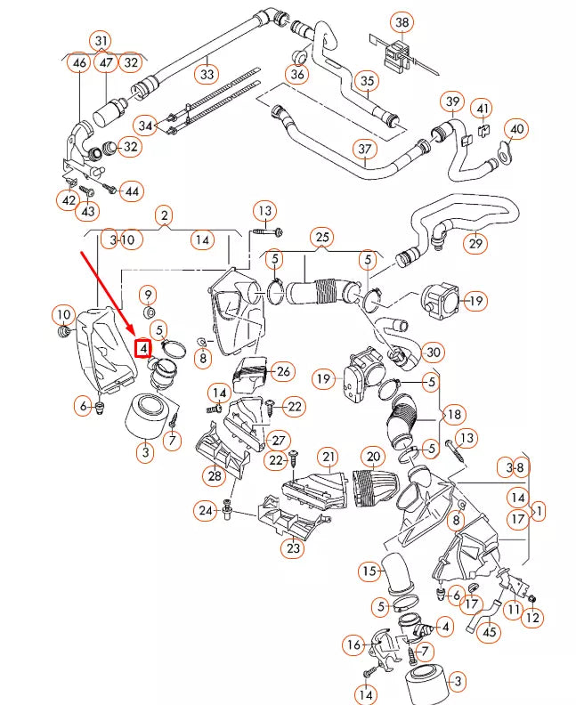 NEW AUDI A6 C6 AIR MASS METER 07C906461A ORIGINAL