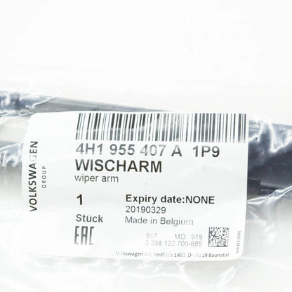 NEW AUDI A8 D4 FRONT WINDSHIELD LEFT AERO WIPER ARM LHD 4H1955407A1P9 ORIGINAL
