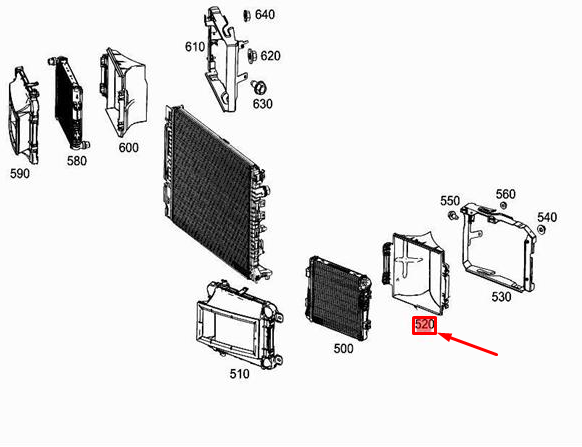 NEW MERCEDES-BENZ C A205 C205 S205 W205 AIR DUCT A2055052830 ORIGINAL