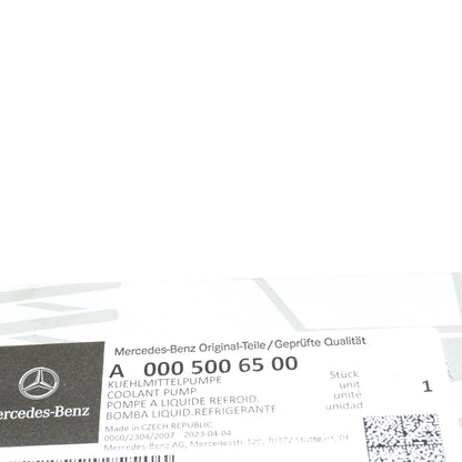 NEW MERCEDES-BENZ GLE W167 COOLANT PUMP A0005006500 ORIGINAL