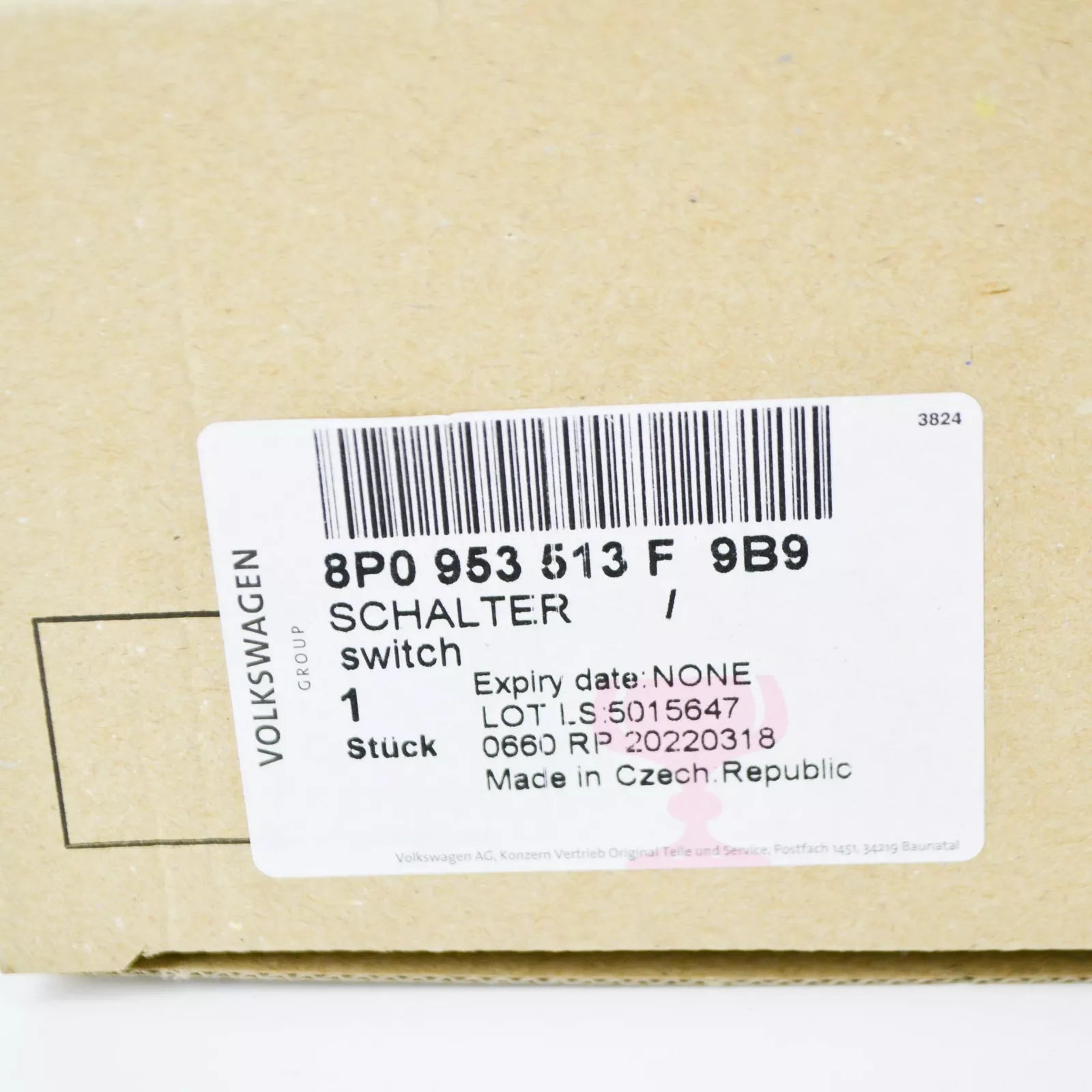 NEW AUDI A3 8P STEERING COLUMN MULTIFUNCTION SWITCH 8P0953513F9B9