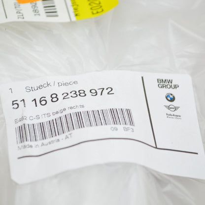 NEW BMW M3 E46 REAR RIGHT C-PILLAR COVER TRIM 51168238972 8238972 ORIGINAL