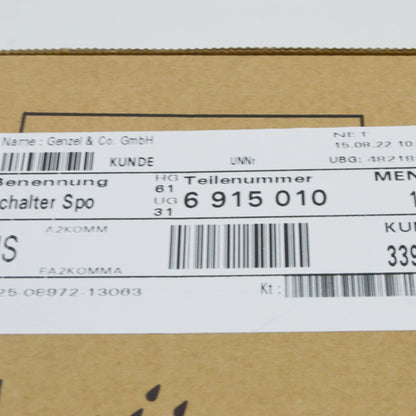 NEW BMW Z4 ROADSTER E85 SPORT SWITCH 6915010 61316915010 ORIGINAL