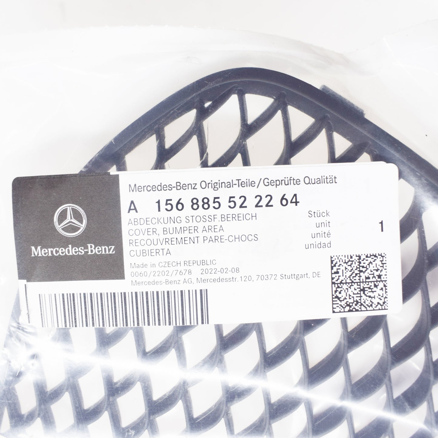 NEW MERCEDES-BENZ GLA-CLASS X156 FRONT AMG BUMPER RIGHT GRILL A1568855222